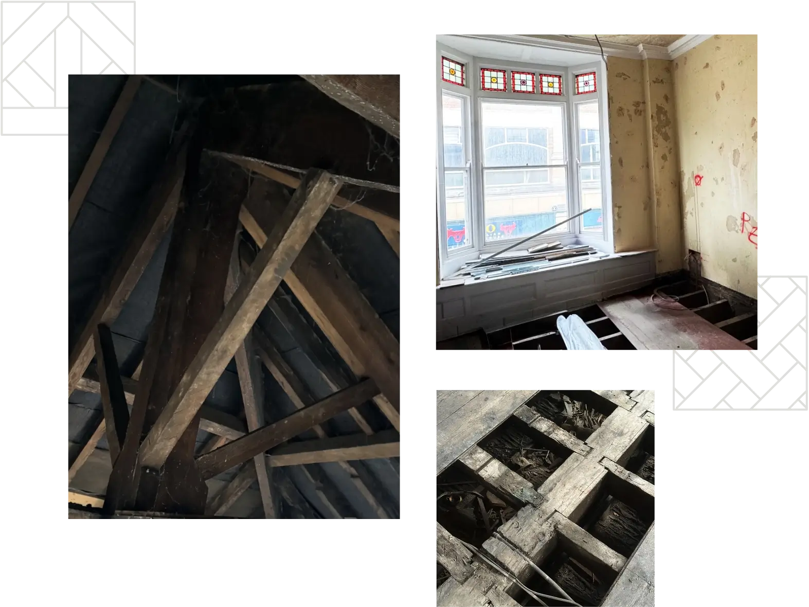 Group of images from our renovation work